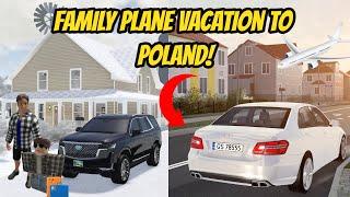 Greenville, Wisc Roblox l Realistic Family Plane Vacation Trip to Poland - Voice Roleplay