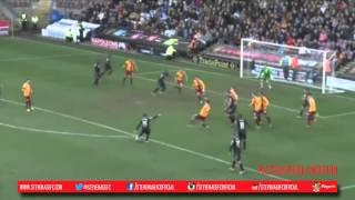 GOALS: Both of Freeman's brilliant strikes against Bradford