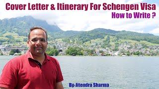 Cover Letter and Travel Itinerary For Schengen Visa Application