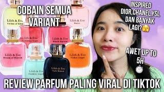 PARFUM UNDER 60K PALING VIRAL DI TIKTOK! REVIEW ALL VARIANT LILITH AND EVE PERFUME