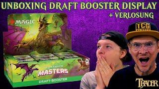 MTG Commander Masters Opening Draft Booster Display deutsch | Magic the Gathering | Unboxing Trader