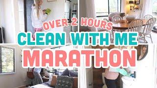 CLEAN WITH ME MARATHON 2021 | OVER 2 HOURS OF EXTREME CLEANING MOTIVATION | FULL HOUSE CLEAN WITH ME