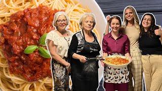 The Most Amazing Homemade Pasta By Nonna | Nonna Teaches Girl With The Dogs