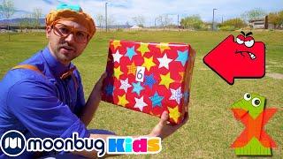 Aprende a contar del 1 al 10 con las cajas - Blippi Españo | Aprende Colores y Objetos