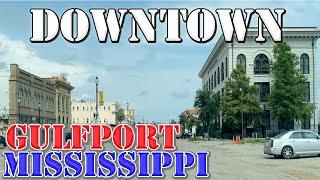 Gulfport - Mississippi - 4K Downtown Drive