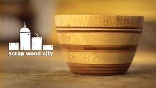 Making a wooden bowl out of scrap wood