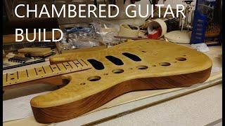 Chambered Strat Build Maple/Mahogany/Cherry