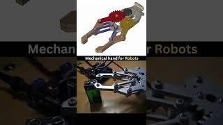 Mechanical Robot Gripper Mechanism #3d #cad #engineering #project #prototype #mechanical #robotics