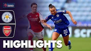 Frida Maanum Bags Arsenal Winner | Leicester City v Arsenal Highlights | Barclays WSL 2024-25