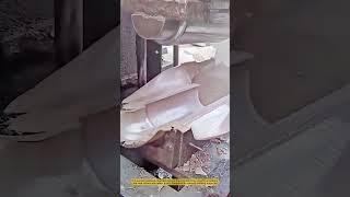 This is Process of Producing Ridge Tiles with SpecialMachine- Good tools and machinery in daily work
