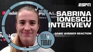 Sabrina Ionescu admits she's worked on that WNBA Finals game winner 'MANY TIMES'  | NBA Today