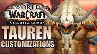 NEW Tauren Customization Options | Shadowlands Alpha