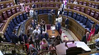 Pedro Sánchez comparece ante el Pleno de la Cámara del Congreso