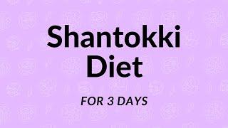 I tried Shantokki Diet for 3 Days - with exercise || Diet Vlog #6