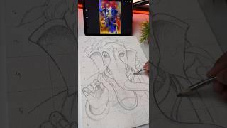 Ganesha Drawing, #shorts #art #ganesh