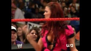 Lita Flips Off Rude Fan EDITED OUT OF WWE NETWORK VERSION VERY RARE Raw 2006