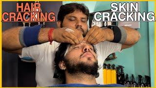 ASMR Hair Cracking Head Massage | Loud Skin Cracking by SHAMBOO#asmr