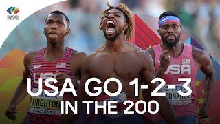 LYLES RUNS 19.31 - USA RECORD  | World Athletics Championships Oregon 22