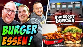 Marco, Micha & Sven bei BIG BOOST BURGER! (sehr lecker)