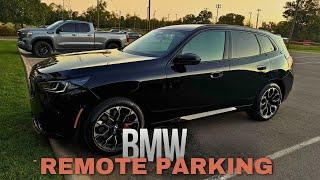 BMW Remote Parking: Watch How It Parks and Exits by Itself!