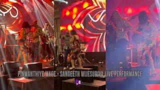 Pinwanthiye Mage - Sangeeth Wijesuriya Live performance | Wayo Live | 4K Video