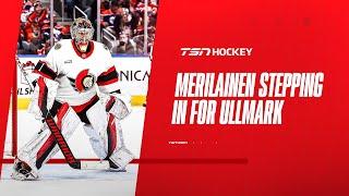 McLennan: Merilainen 'did a good job coming in' for Ullmark in a back-to-back situation