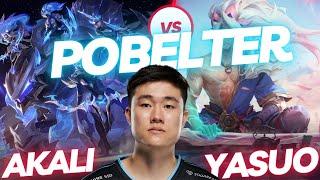 POBELTER | AKALI VS YASUO | MID GAMEPLAY | Patch 13.24 / Season 13 | #LeagueofLegends