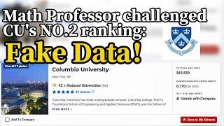 Math Professor Challenged Columbia University's No.2 Ranking: Fake Data