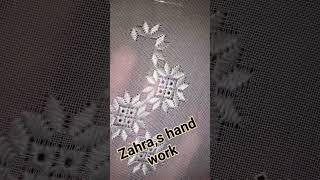 Zahra,s hand work #embroidey #embroidery #embroid #handwork #embroidry #fashion