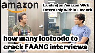 PODCAST EP05: AMAZON SOFTWARE ENGINEERING INTERN APPLICATION AND INTERVIEW PROCESS | MS CS USA