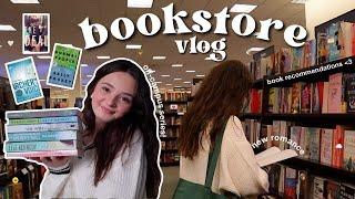 BOOKSTORE VLOG ️ book shopping at barnes & noble + massive book haul!