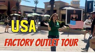 USA FACTORY OUTLET TOUR- CABAZON CALIFORNIA ️️️