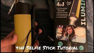 4In1 Selfie Stick Tutorial #unboxing #letstalkaboutit #content #technology #foryou