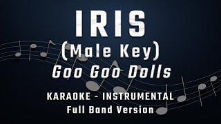 IRIS - MALE KEY - FULL BAND KARAOKE - INSTRUMENTAL - GOO GOO DOLLS