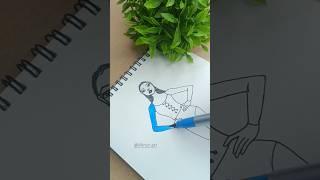 ||#creative #satisfying #shortvideo #drawing #cute