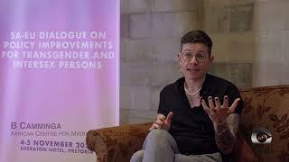 B Camminga talks new legislation and policy for trans and intersex persons in South Africa