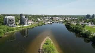 Cambridge, Ontario - 4K Drone Tour - Galt, Downtown, Grand River - DJI Mini 3 Pro