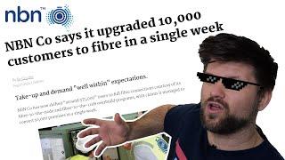 10,000 NBN Fibre Upgrades Per Week! | Dirt Report