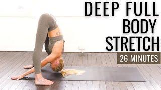 DEEP FULL BODY STRETCH CLASS no equipment  | Train Like a Ballerina