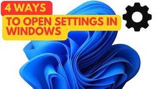 4 Easy Ways to Open the Windows System Settings