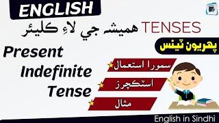 Present Indefinite Tense Explained through Sindhi | English Tenses | English in Sindhi