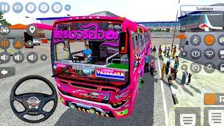 Bus Simulator New Best Full Lighting Passenger Surabaya Map Mod Gaming Video