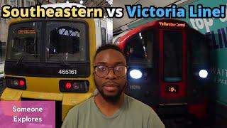 Victoria Line vs Southeastern! Which is better? | Brixton to London Victoria