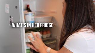 WHAT'S IN HER FRIDGE | Lily Pebbles