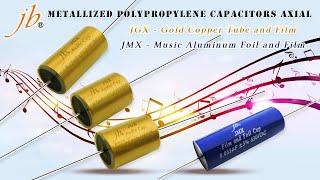 jb Film Metallized Polypropylene Capacitors Axial JGX JMX #audio #capacitor #manufacturer #supplier