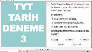 TYT - 2021 - TARİH - DENEME (7 ADET TYT TARİH DENEMESİ) #yks2021