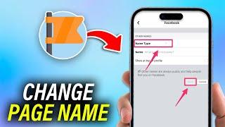 How to change facebook page name - Full Guide