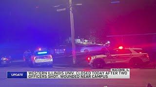 Two officers injured after shooting in Macomb, nearby Western Illinois University closed for day