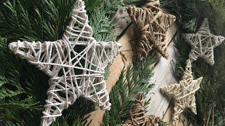 DIY String Star Ornaments | Christmas Ornaments