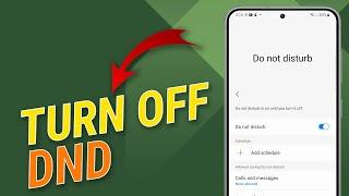 How To Turn Off Do Not Disturb On Samsung Galaxy